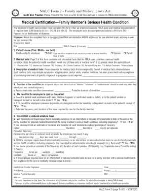 NALC Form 2