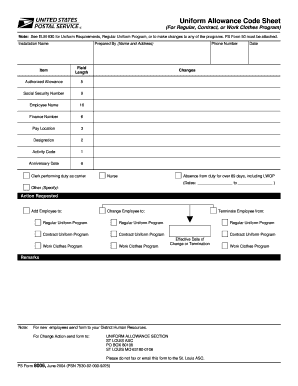 Form 8006 Usps