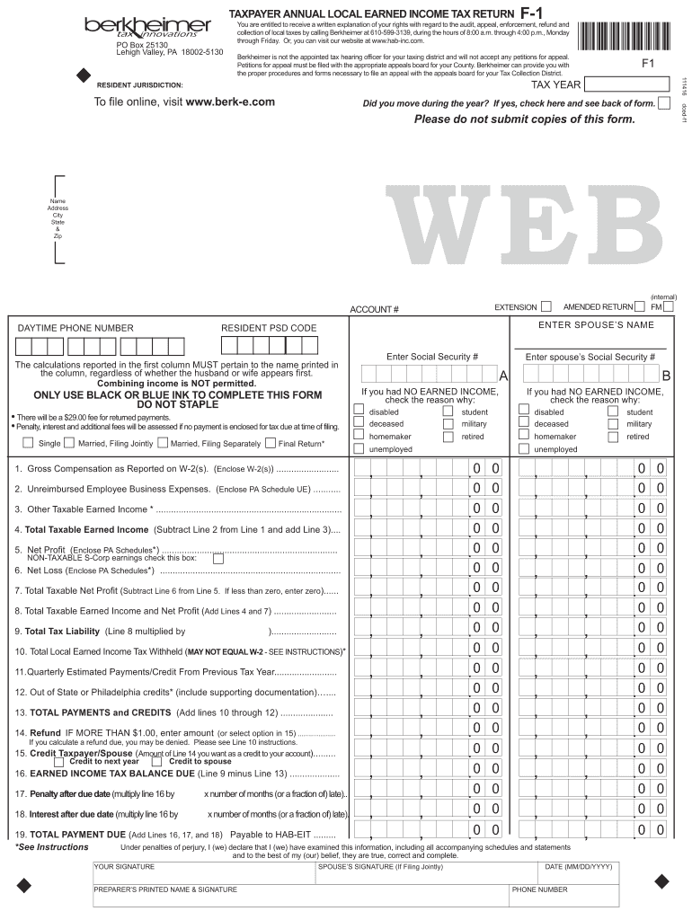  Per Capita & Occupational Assessment Taxes FAQBerkheimer 2019