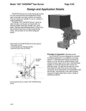 Maxon Ovenpak 400 Troubleshooting  Form