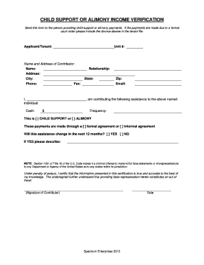 Year to Date YTD Clarification Form Spectrum Enterprises