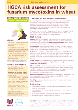 Mycotoxin Risk Assessment  Form