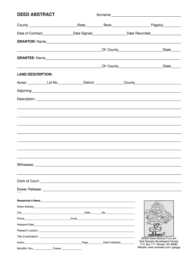 Abstractdeeds  Form