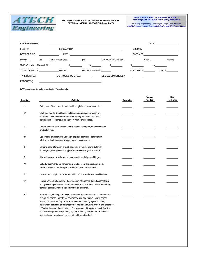 Mc 306 Dot 406 Features  Form