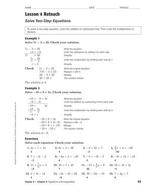 Faceing Math Lesson 4  Form