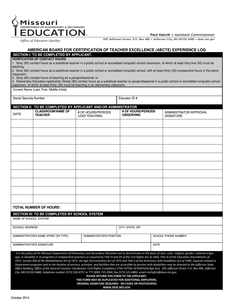  Missouri Fill in Documents Statement of Property Modification 2014-2024