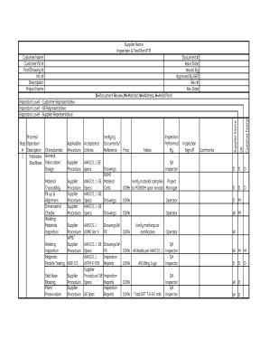 Itp Document  Form