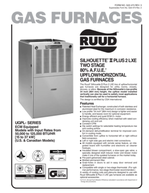 Ruud Silhouette Ii Manual PDF  Form