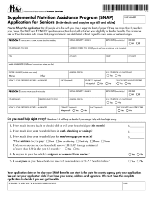 Printable Snap Application  Form