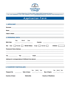 Format of Approval Letter from Cyprus Internapa College Image