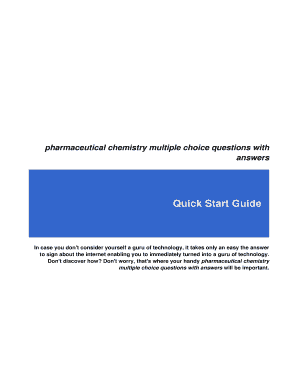 Pharmaceutical Chemistry Mcqs with Answers PDF  Form