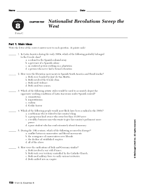 Nationalism Worksheet  Form