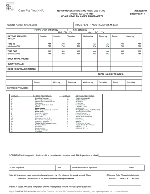 Gale Timesheet  Form