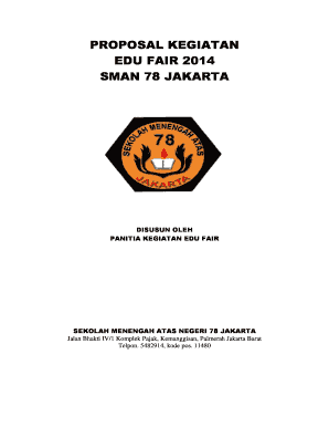 Proposal Edufair  Form