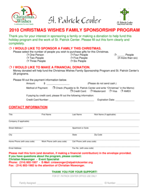 Sponsorship Form 9 10doc Stpatrickcenter