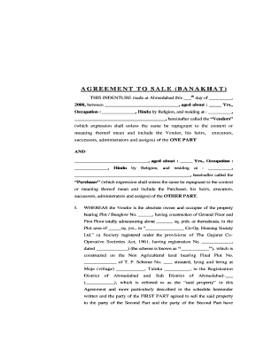 Banakhat Karar in Gujarati PDF Download  Form