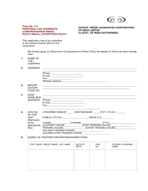 Ecgc Claim Form