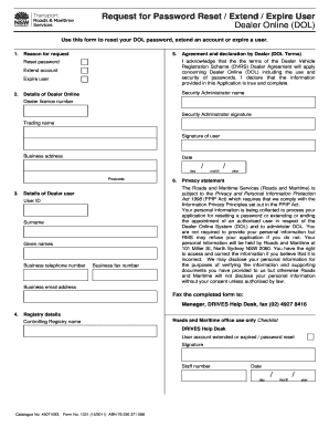 Dealer Online Form 1331