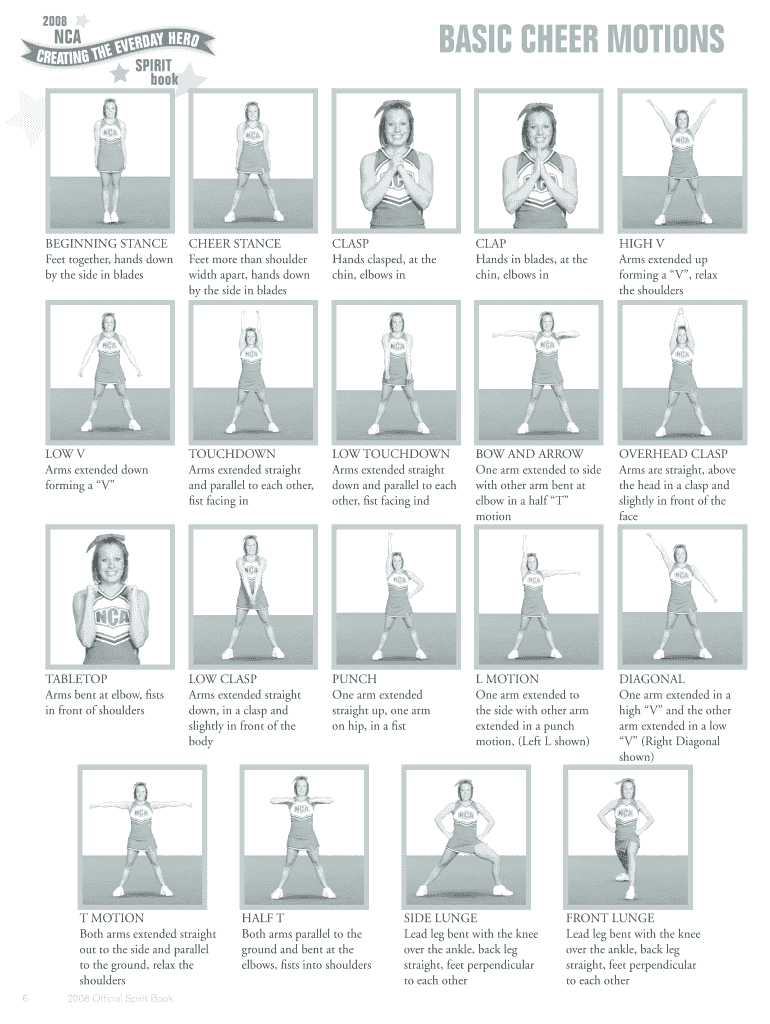 Basic Cheer Motions PDF  Form