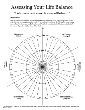 Assessing Your Life Balance Cymcdncom  Form