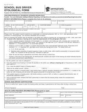 Dl 127 Otological Form