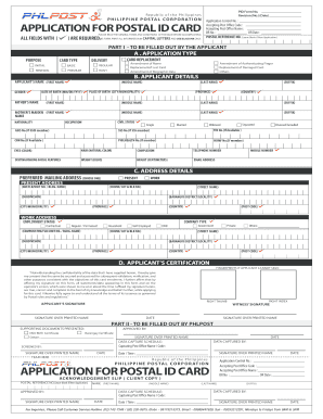 Pid Application Form