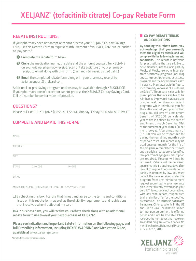 Copay Rebate Form Fill Out And Sign Printable PDF Template SignNow