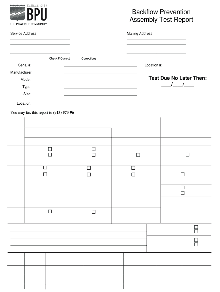  Kansas City Bpu Form 2012-2024