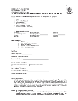 Gcuf Thesis Format