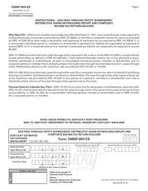  740np Wh Es  Form 2016