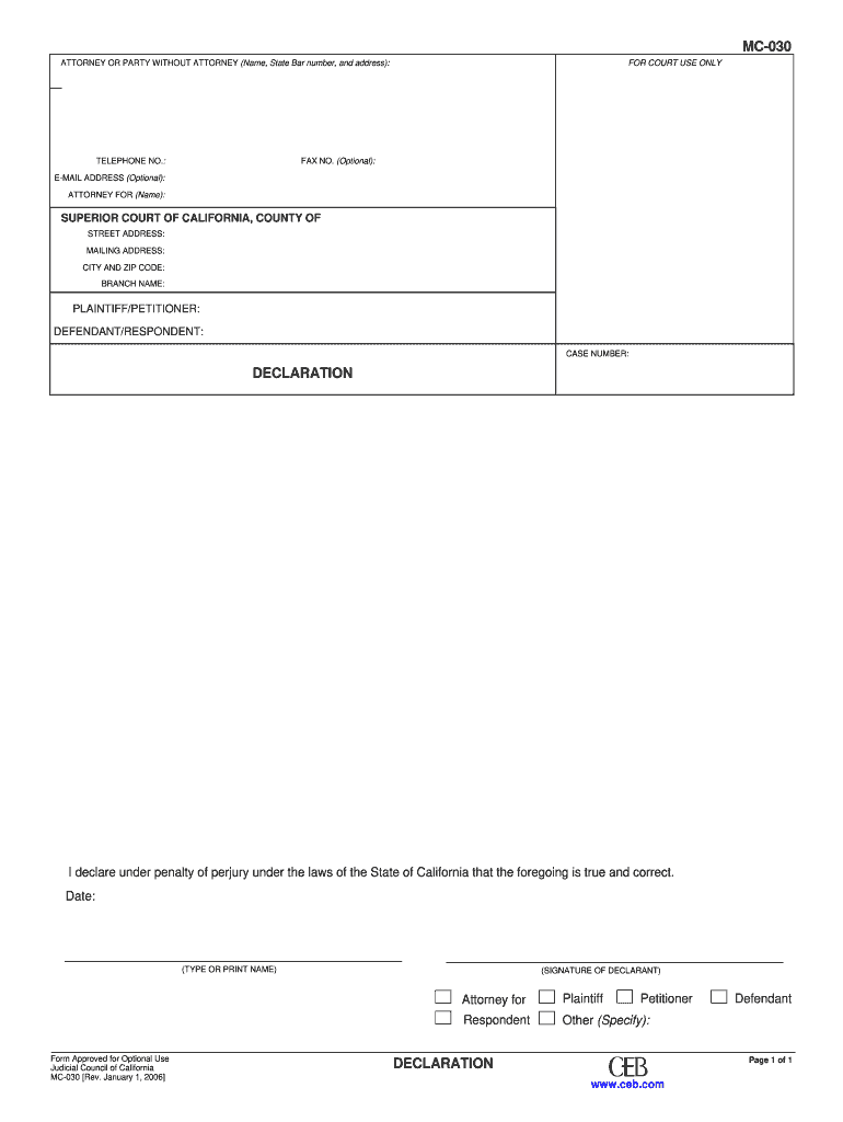 Mc 030  Form