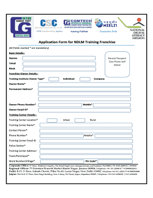 Ndlm Form