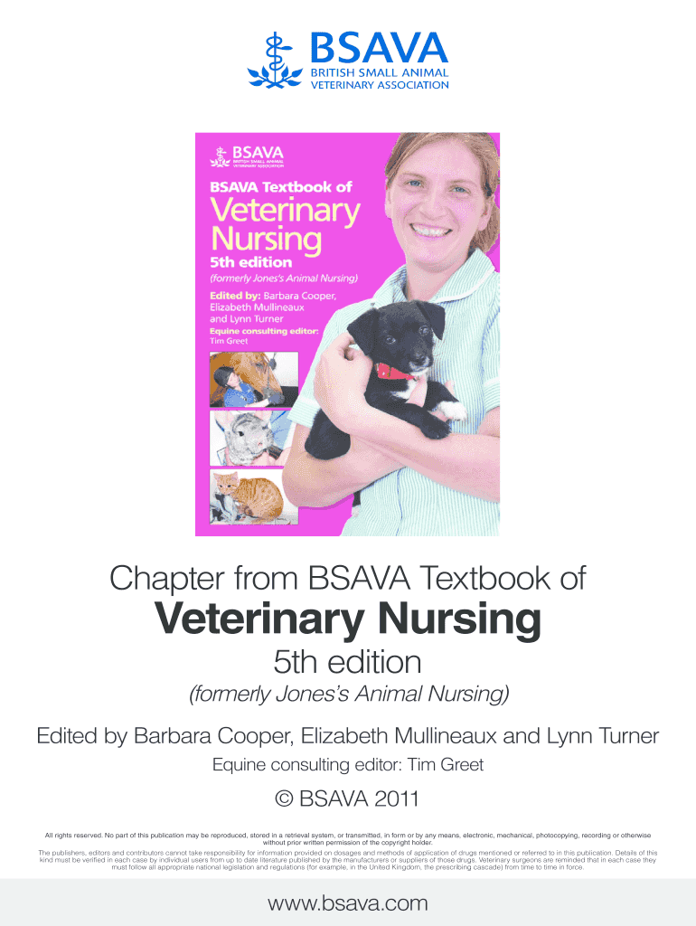Bsava Textbook of Veterinary Nursing PDF  Form
