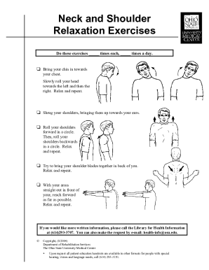 Shoulder Stretches PDF  Form