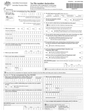 Tax Declaration Form