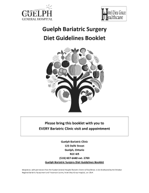 Guelph Bariatric Clinic  Form