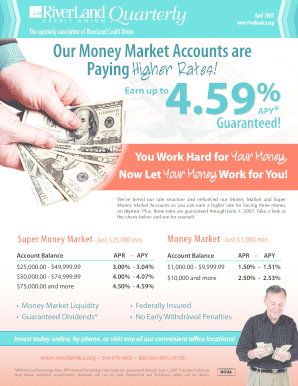 Quarterly RiverLand Federal Credit Union  Form