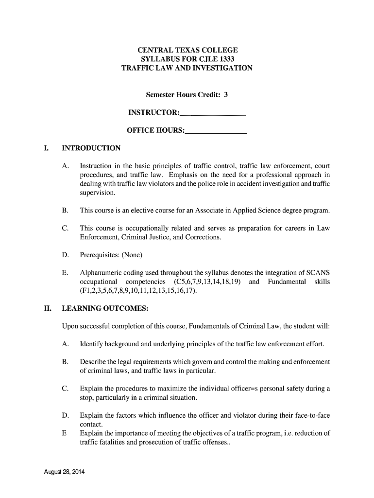 SYLLABUS for CJLE 1333 Europe Ctcd  Form