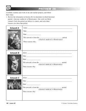 Gallery Walk Worksheet  Form