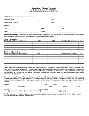 Pioneer American Life Insurance  Form