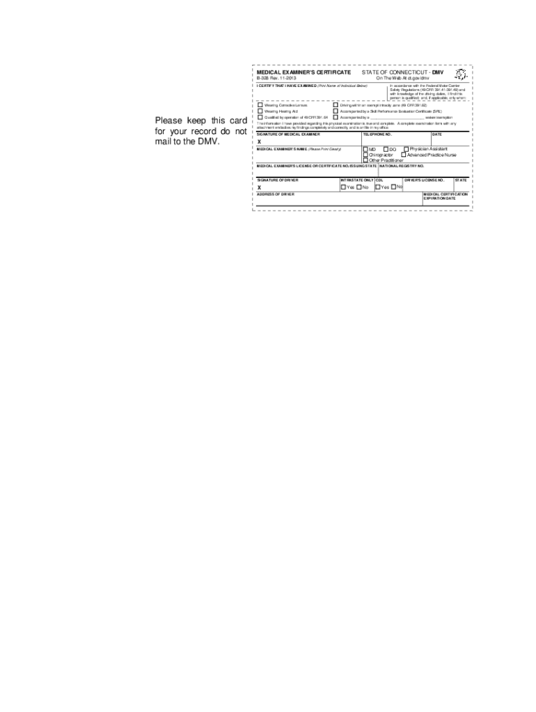 I CERTIFY that I HAVE EXAMINED Truckdrivingschoolsinfocom  Form