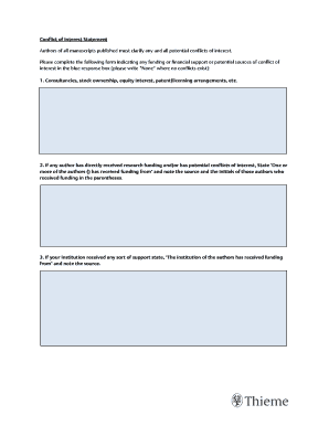 Conflict of Interest Form Thieme