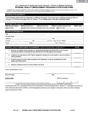 Dma 3136 Iapdf Internal Quality Improvement Program Attestation Form