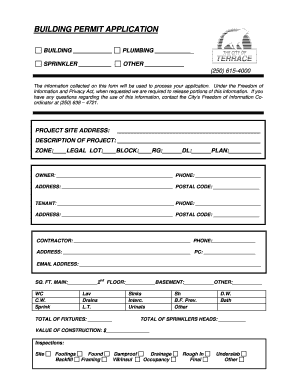 Permit Template  Form