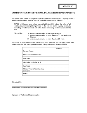 Nfcc Form