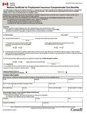 Compassionate Care Leave Forms