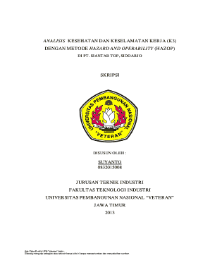 Metode K3 Teknik Industri  Form