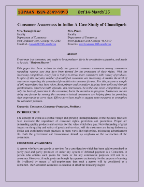 Short Case Study on Consumer Awareness Class 10  Form