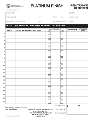 Advanced Protection Products International Inc  Form