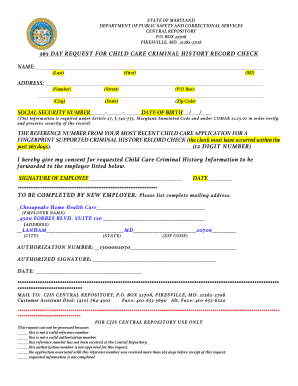 Cjis 365 Form